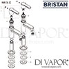 Bristan Nero Basin Taps Spares
